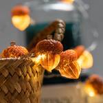3D Acorn String Lights for Autumn / Thanksgiving