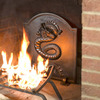 3D Dragon Cast Iron Fireback