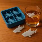 3D Shark Silicone Ice Mold