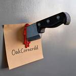 3D Weapon Fridge Magnets - Bloody Knife, Axe, and Ninja Shurikens