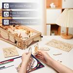 3D Wooden Puzzle Pinball Machine