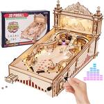 3D Wooden Puzzle Pinball Machine
