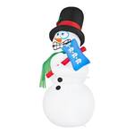 6 Ft Animated Shivering Snowman Inflatable