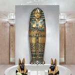6-Ft King Tutankhamun Sarcophagus Wall Sculpture