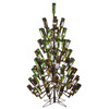7 Foot Tall Wine Bottle Christmas Tree - Holds 83 Empty Bottles!