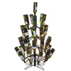 7 Foot Tall Wine Bottle Christmas Tree - Holds 83 Empty Bottles!