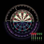 Accudart Nighthawk Dartboard - No Shadow White LEDs / Blacklight