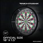 Accudart Nighthawk Dartboard - No Shadow White LEDs / Blacklight