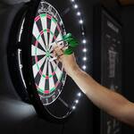 Accudart Nighthawk Dartboard - No Shadow White LEDs / Blacklight