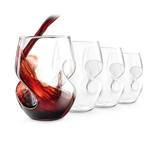 Aerating Stemless Wine Glasses