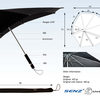 Amazing SENZ Original Umbrella - Withstands 70 MPH Winds!