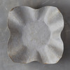 Aged Iron Ruffle Planter