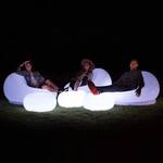AirCandy BloChair - Color-Changing LED-Illuminated Inflatable Chair