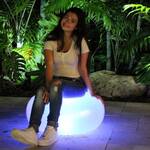 AirCandy Illuminated Inflatable Ottoman