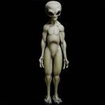 Giant Area 51 Alien Statue