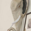 All Ears Elephant - Hand-Sculpted Papier-Mache Pachyderm Heads