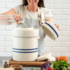 All-in-One Fermentation Crock Kit - Make Pickles, Sauerkraut, and More