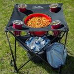 All-in-One Tailgating Table - Insulated Cooler / Food Basket