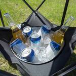 All-in-One Tailgating Table - Insulated Cooler / Food Basket