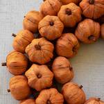 All Pumpkins Wreath - Made Up Entirely of Tiny Faux Pumpkins!