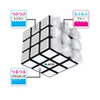 All-White Tactile Rubik's Cube
