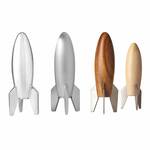 Aluminum Salt And Pepper Rocket Shakers