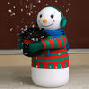 Amazing Snow Flurry Generating Snowman