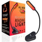 Red+Amber Reading Light - Advanced Blue Light Blocking Book Light