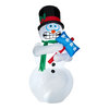 Animated Inflatable Shivering Snowman