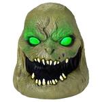 Animated Talking Green-Headed Creature Blob Prop