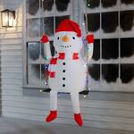 Animatronic Swinging Snowman Decoration