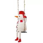 Animatronic Swinging Snowman Decoration