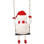 Animatronic Swinging Snowman Decoration