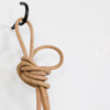 Antique Leather Balls Coat Rack