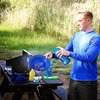 Aquabot Pressurized Water Bottle -  Spray Mister, Camp Shower, and Hydration All-in-One