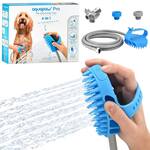 AquaPaw Dog Bath Brush Pro - One-Handed Sprayer and Scrubber Mitt