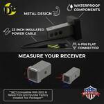 Arcade 25¢ INSERT COIN TO PLAY Illuminated Trailer Hitch Cover