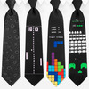 Arcade Game Ties - Asteroids, Pong, Tetris and Space Invaders