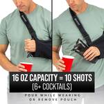 Arm Sling with Secret Hidden Flask