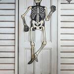 Retro Articulated Iron Skeleton Decoration