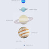 AstroReality Solar System To Scale Model Set