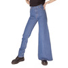 Asymmetric Skinny and Wide-Leg Jeans