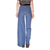 Asymmetric Skinny and Wide-Leg Jeans