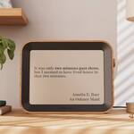 Author Clock - Tells Time Through Classic Literary Quotes