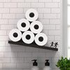 Avalanche! - Titled Toilet Paper Roll Storage Shelf Illusion