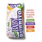 Baby Burrito - Soft Cotton Swaddling Blanket / Giant Fast Food Wrapper