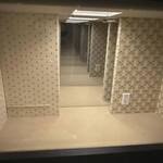 Backrooms-Style Illuminated Liminal Space Diorama
