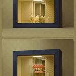 Backrooms-Style Illuminated Liminal Space Diorama