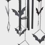 Bad Omens Spooky Metal Bats Wind Chime