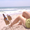 Bamboo Drink Holder Stakes For the Beach or Lawn